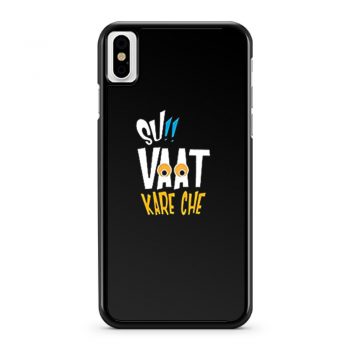 Su Vaat Kare Che Retro iPhone X Case iPhone XS Case iPhone XR Case iPhone XS Max Case