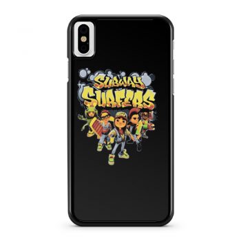 Subway Surfers Street Boys Characters Funny iPhone X Case iPhone XS Case iPhone XR Case iPhone XS Max Case