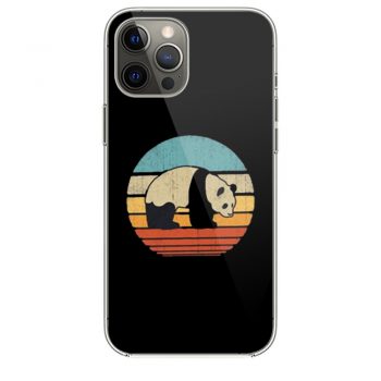 Sunset Bear Vintage Panda iPhone 12 Case iPhone 12 Pro Case iPhone 12 Mini iPhone 12 Pro Max Case