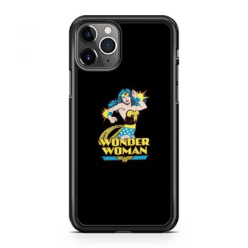 Super Hero Girl Retro Wonder Woman iPhone 11 Case iPhone 11 Pro Case iPhone 11 Pro Max Case