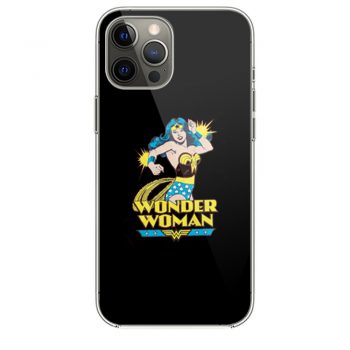 Super Hero Girl Retro Wonder Woman iPhone 12 Case iPhone 12 Pro Case iPhone 12 Mini iPhone 12 Pro Max Case