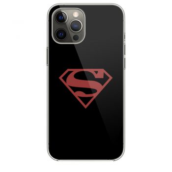 Superboy Superman Costume Red On Black Shield Dc Comics iPhone 12 Case iPhone 12 Pro Case iPhone 12 Mini iPhone 12 Pro Max Case