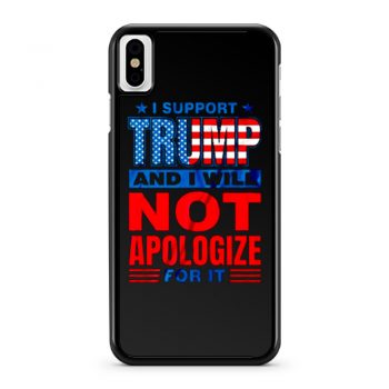 Support Trump Donald Trump 2020 iPhone X Case iPhone XS Case iPhone XR Case iPhone XS Max Case