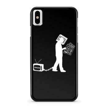 Television Make Me Consume iPhone X Case iPhone XS Case iPhone XR Case iPhone XS Max Case