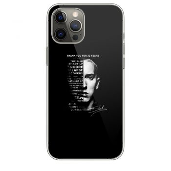 Thank You For 32 Years Eminem Rap Music Rapper iPhone 12 Case iPhone 12 Pro Case iPhone 12 Mini iPhone 12 Pro Max Case