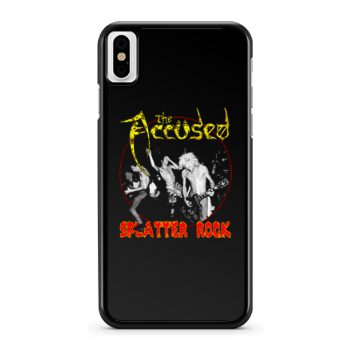 The Accused Splatter Rock iPhone X Case iPhone XS Case iPhone XR Case iPhone XS Max Case