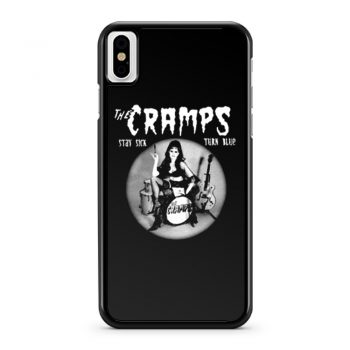The Cramps Stay Sick Turn Blue iPhone X Case iPhone XS Case iPhone XR Case iPhone XS Max Case