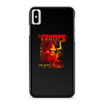 The Cramps Stay Sick iPhone X Case iPhone XS Case iPhone XR Case iPhone XS Max Case