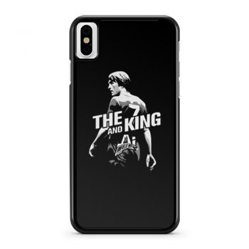 The King and AI White Text iPhone X Case iPhone XS Case iPhone XR Case iPhone XS Max Case