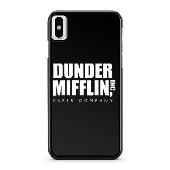 The Office Dunder Mufflin INC Paper iPhone X Case iPhone XS Case iPhone XR Case iPhone XS Max Case
