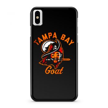 The Tampa Bay Goat Tampa Bay Buccaneers Tom Brady iPhone X Case iPhone XS Case iPhone XR Case iPhone XS Max Case