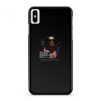 The Terminator Movie iPhone X Case iPhone XS Case iPhone XR Case iPhone XS Max Case
