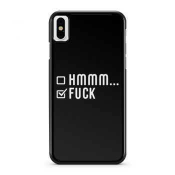 The Witcher HMMM iPhone X Case iPhone XS Case iPhone XR Case iPhone XS Max Case