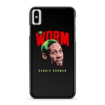 The Worm Dennis Rodman Chicago Basketball iPhone X Case iPhone XS Case iPhone XR Case iPhone XS Max Case