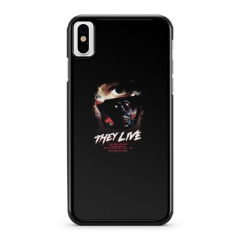 They Live Horror Movie iPhone X Case iPhone XS Case iPhone XR Case iPhone XS Max Case