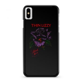 Thin Lizzy black rose iPhone X Case iPhone XS Case iPhone XR Case iPhone XS Max Case