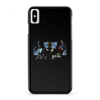 Three Beginning Zero One Kamen Rider iPhone X Case iPhone XS Case iPhone XR Case iPhone XS Max Case
