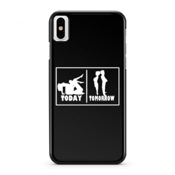 Today Tomorrow Adult Couples Sexual Humor Love iPhone X Case iPhone XS Case iPhone XR Case iPhone XS Max Case