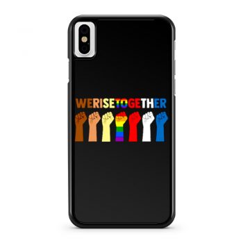 Together We Will Rise Coexist iPhone X Case iPhone XS Case iPhone XR Case iPhone XS Max Case