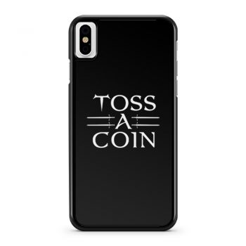 Toss A Coin Witcher iPhone X Case iPhone XS Case iPhone XR Case iPhone XS Max Case
