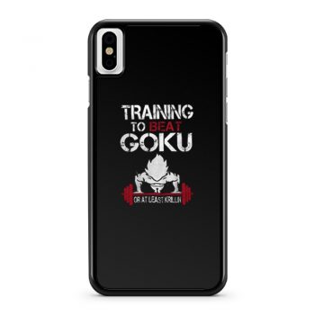Training To Go Super Goku iPhone X Case iPhone XS Case iPhone XR Case iPhone XS Max Case
