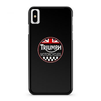 Triumph Motorcycle iPhone X Case iPhone XS Case iPhone XR Case iPhone XS Max Case