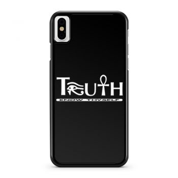 Truth Know Thyself iPhone X Case iPhone XS Case iPhone XR Case iPhone XS Max Case