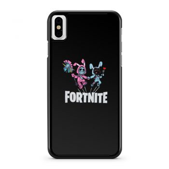 Two Bunny Fortnite Game Bunny Cute Players iPhone X Case iPhone XS Case iPhone XR Case iPhone XS Max Case