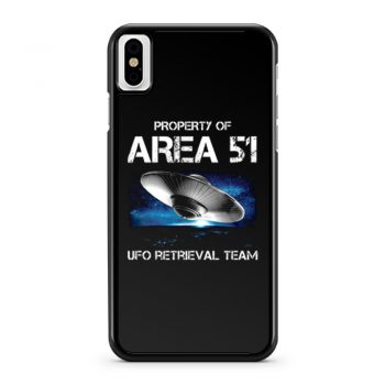 UFO Glow in the Dark Area 51 Spaceship iPhone X Case iPhone XS Case iPhone XR Case iPhone XS Max Case