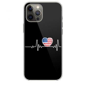 USA Flag Heart 4th Of July iPhone 12 Case iPhone 12 Pro Case iPhone 12 Mini iPhone 12 Pro Max Case