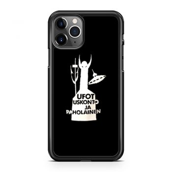 Ufot Uskonto ja Paholainen iPhone 11 Case iPhone 11 Pro Case iPhone 11 Pro Max Case
