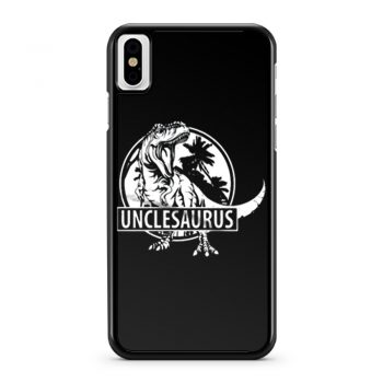 Unclesaurus Dinosaur Uncle Funny iPhone X Case iPhone XS Case iPhone XR Case iPhone XS Max Case