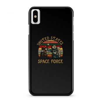 United States Vintage Space Force iPhone X Case iPhone XS Case iPhone XR Case iPhone XS Max Case