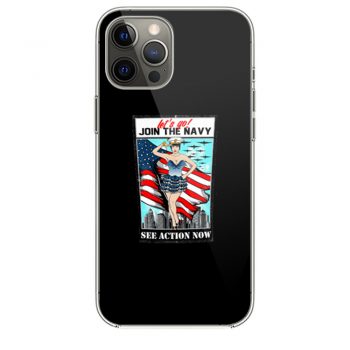 Usa Navy Pinup Sexy Lets Go Join iPhone 12 Case iPhone 12 Pro Case iPhone 12 Mini iPhone 12 Pro Max Case