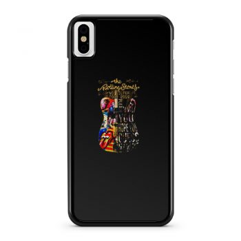 Usa The Rolling 2019 Stones No Filter Guitar Tour iPhone X Case iPhone XS Case iPhone XR Case iPhone XS Max Case