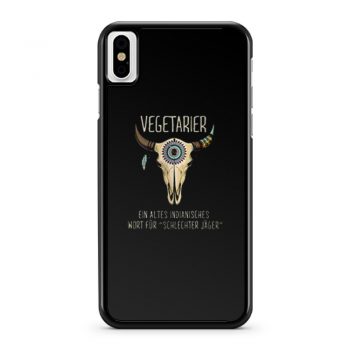 Vegetarier iPhone X Case iPhone XS Case iPhone XR Case iPhone XS Max Case