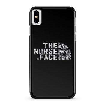 Viking apparel The norse face front Next Level Mens Triblend iPhone X Case iPhone XS Case iPhone XR Case iPhone XS Max Case
