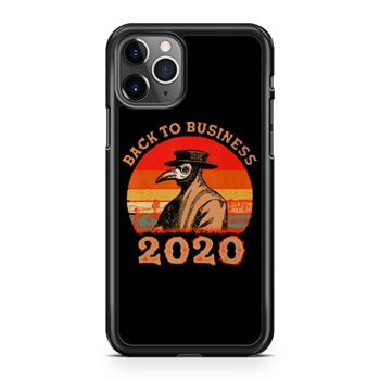 Vintage Back To Business 2020 Plague Doctor iPhone 11 Case iPhone 11 Pro Case iPhone 11 Pro Max Case