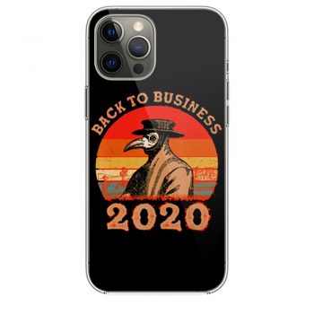 Vintage Back To Business 2020 Plague Doctor iPhone 12 Case iPhone 12 Pro Case iPhone 12 Mini iPhone 12 Pro Max Case