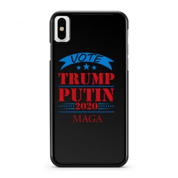 Vote Trump Putin 2020 United States Election American President iPhone X Case iPhone XS Case iPhone XR Case iPhone XS Max Case