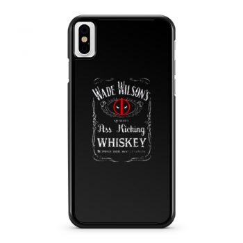 Wade Wilson Deadpool Whiskey iPhone X Case iPhone XS Case iPhone XR Case iPhone XS Max Case