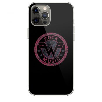 Weezer Logo Retro Rock Music iPhone 12 Case iPhone 12 Pro Case iPhone 12 Mini iPhone 12 Pro Max Case