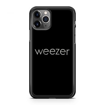 Weezer Simple Logo iPhone 11 Case iPhone 11 Pro Case iPhone 11 Pro Max Case