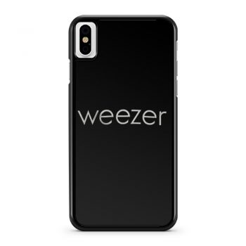 Weezer Simple Logo iPhone X Case iPhone XS Case iPhone XR Case iPhone XS Max Case
