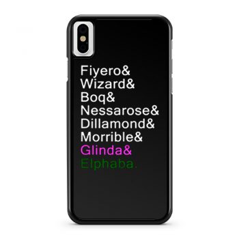 Wicked the musical iPhone X Case iPhone XS Case iPhone XR Case iPhone XS Max Case