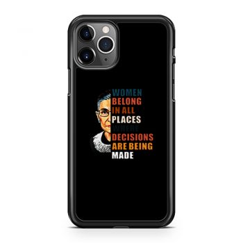 Women Belong In All Places iPhone 11 Case iPhone 11 Pro Case iPhone 11 Pro Max Case