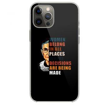 Women Belong In All Places iPhone 12 Case iPhone 12 Pro Case iPhone 12 Mini iPhone 12 Pro Max Case