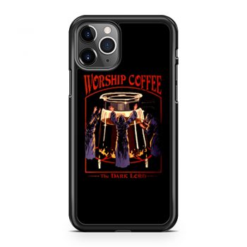 Worship Coffee Ritual Funny iPhone 11 Case iPhone 11 Pro Case iPhone 11 Pro Max Case