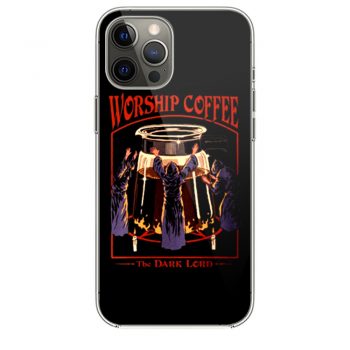 Worship Coffee Ritual Funny iPhone 12 Case iPhone 12 Pro Case iPhone 12 Mini iPhone 12 Pro Max Case