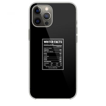 Writer Nutrition Facts iPhone 12 Case iPhone 12 Pro Case iPhone 12 Mini iPhone 12 Pro Max Case